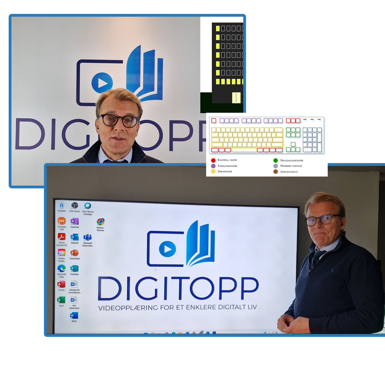 digital video opplæring for eldre om data og digitale verktøy
